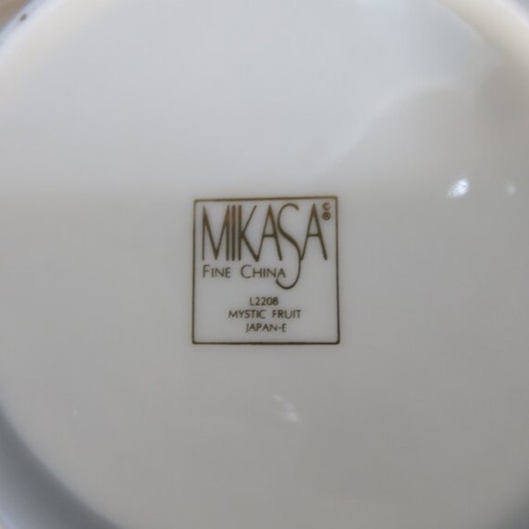 Vintage - HARD TO FIND! Mikasa Mystic Fruit Sugar and Creamer Set - Picture 8 of 8